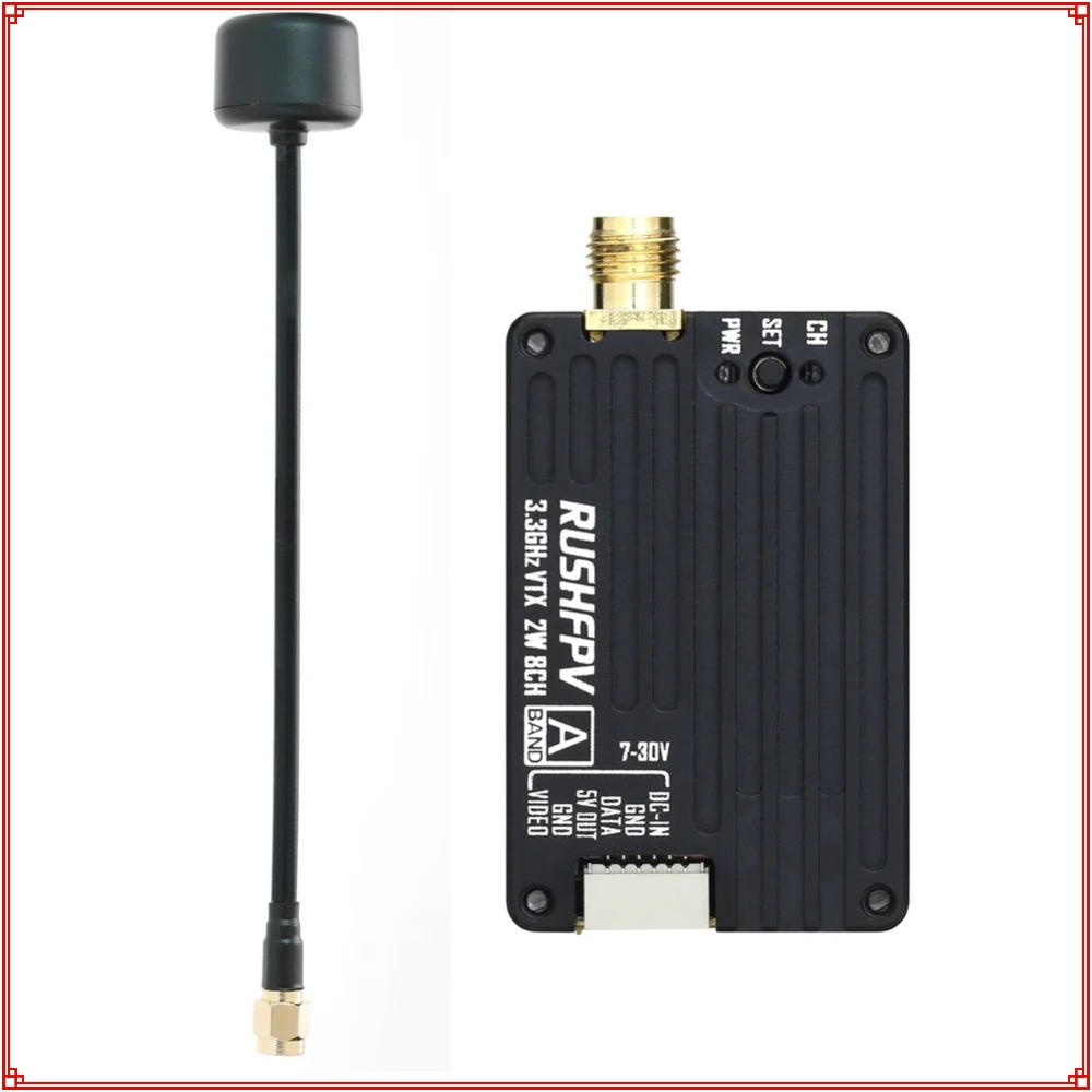 Fpv Drone Transmitter - جهاز إرسال RUSHFPV 3.3G 2W VTX