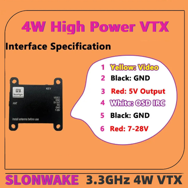 جهاز إرسال فيديو SLONWAKE FPV  - مراجعة Fpv Drone Transmitter وسعره