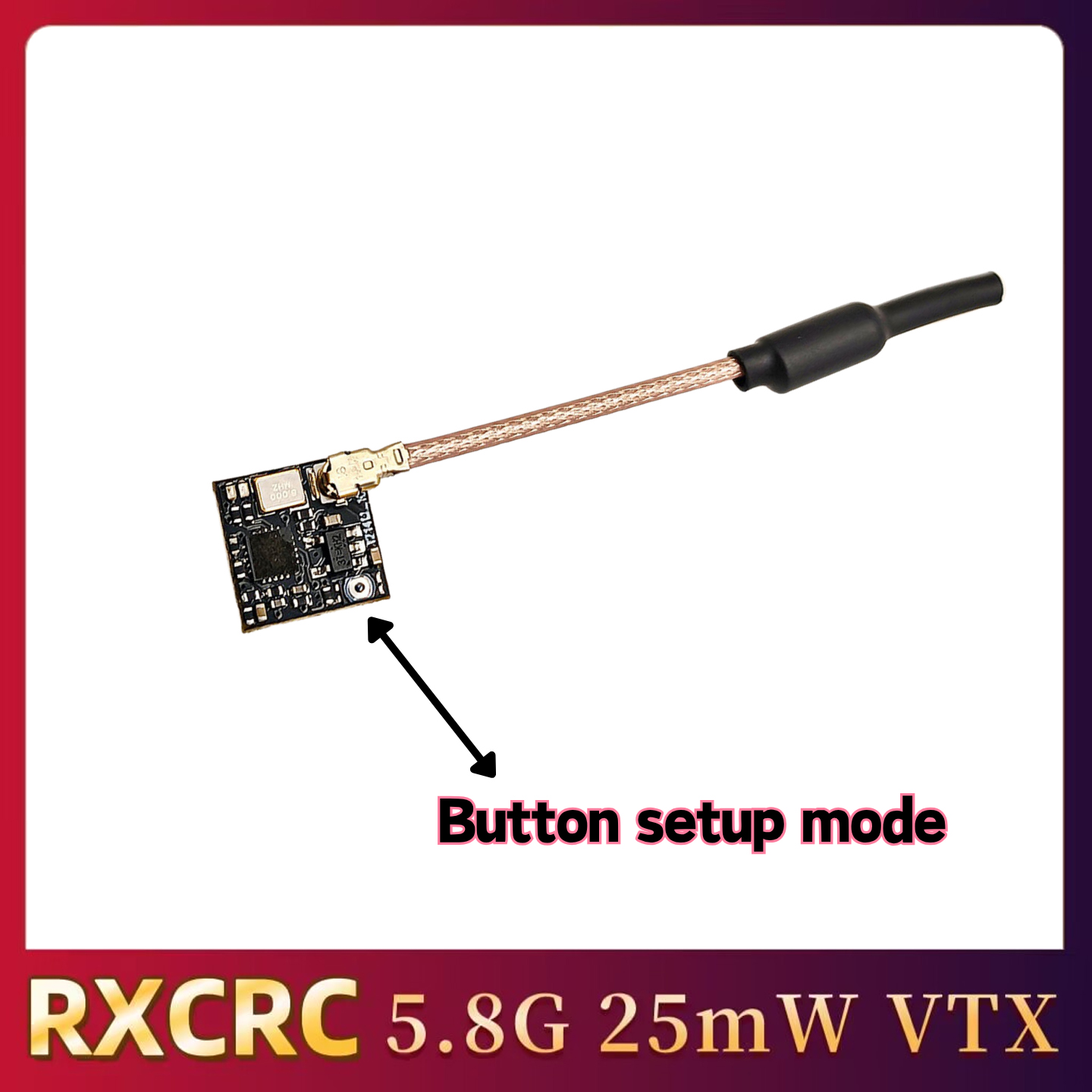 وحدة إرسال فيديو تناظرية RXCRC - مراجعة Fpv Drone Transmitter وسعره