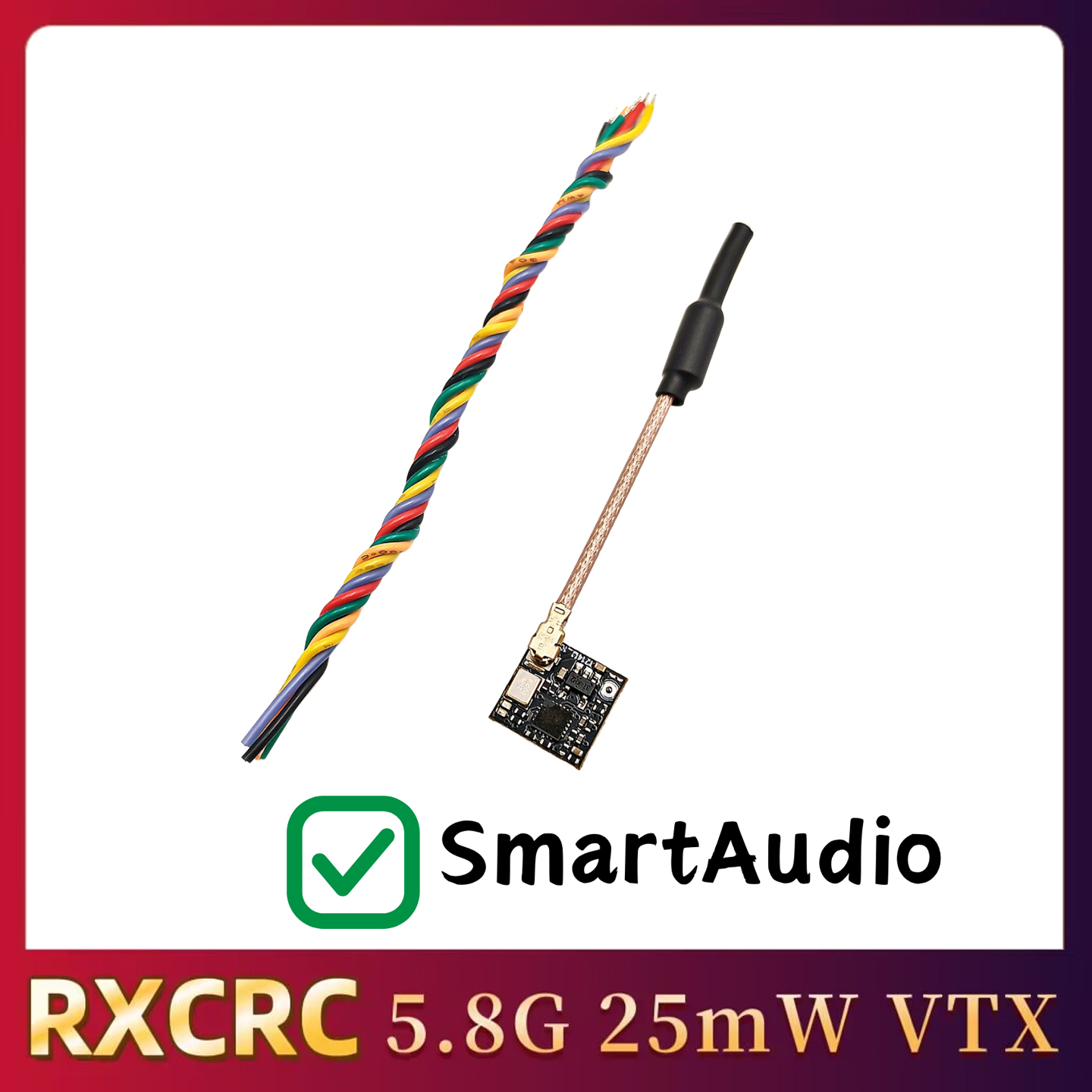 وحدة إرسال فيديو تناظرية RXCRC - مراجعة Fpv Drone Transmitter وسعره